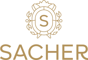 Sacher Logo in Gold