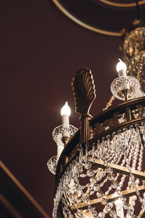 Luxuriöse Dekoration im berühmten Hotel Sacher Wien