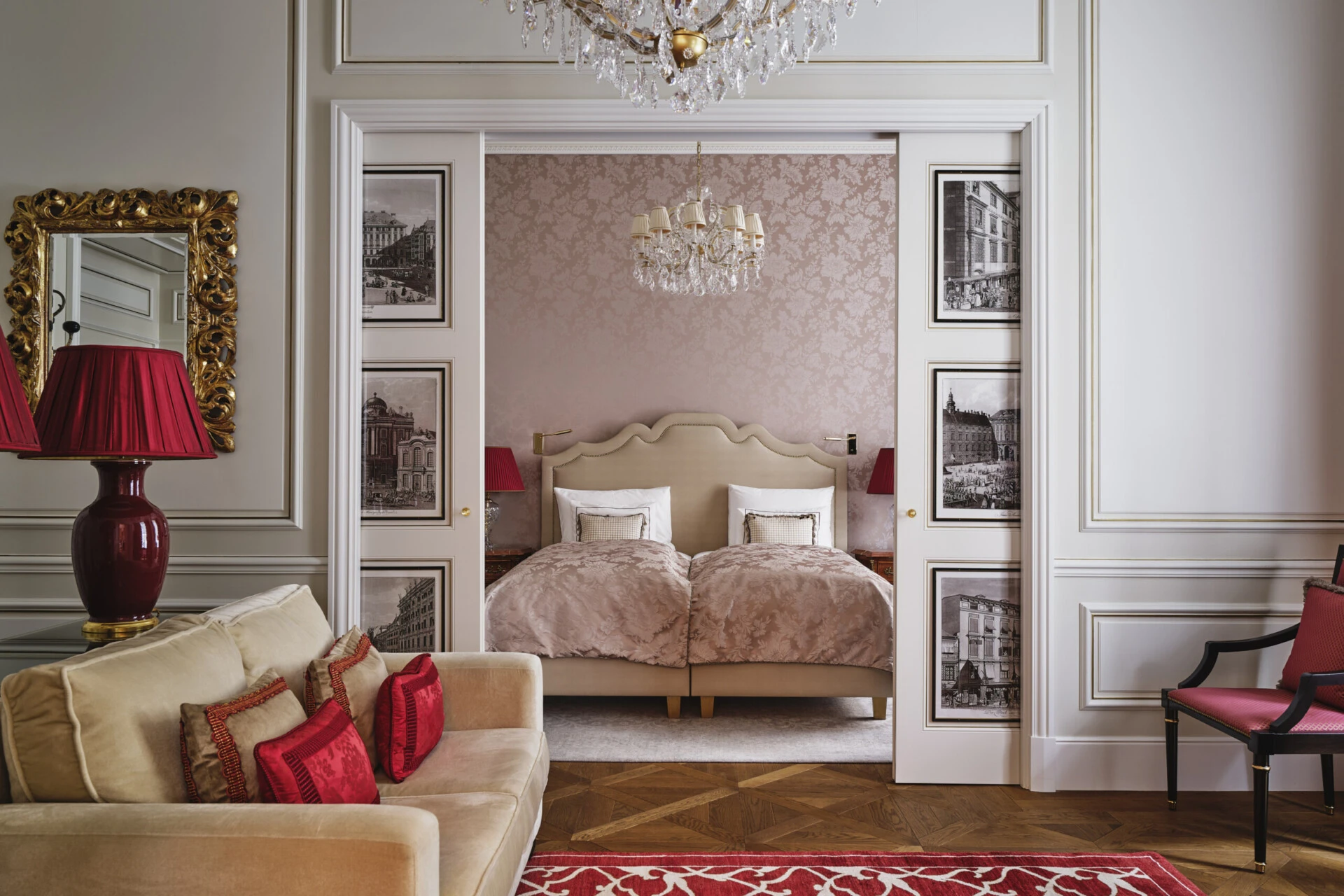 Philharmoniker Suite, Schlafzimmer