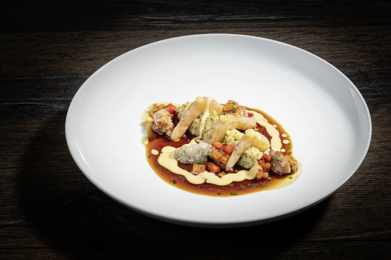 Dish created in the Eat & Meet event in Hotel Sacher Salzburg