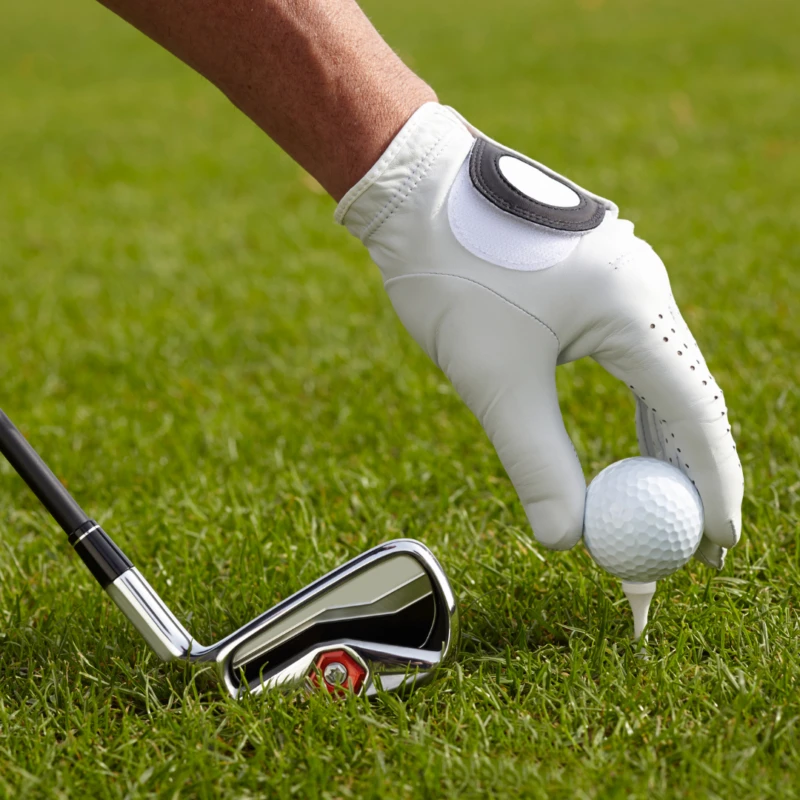 DP-World-tour-in-Austria Golf's player hand positioning a golf ball