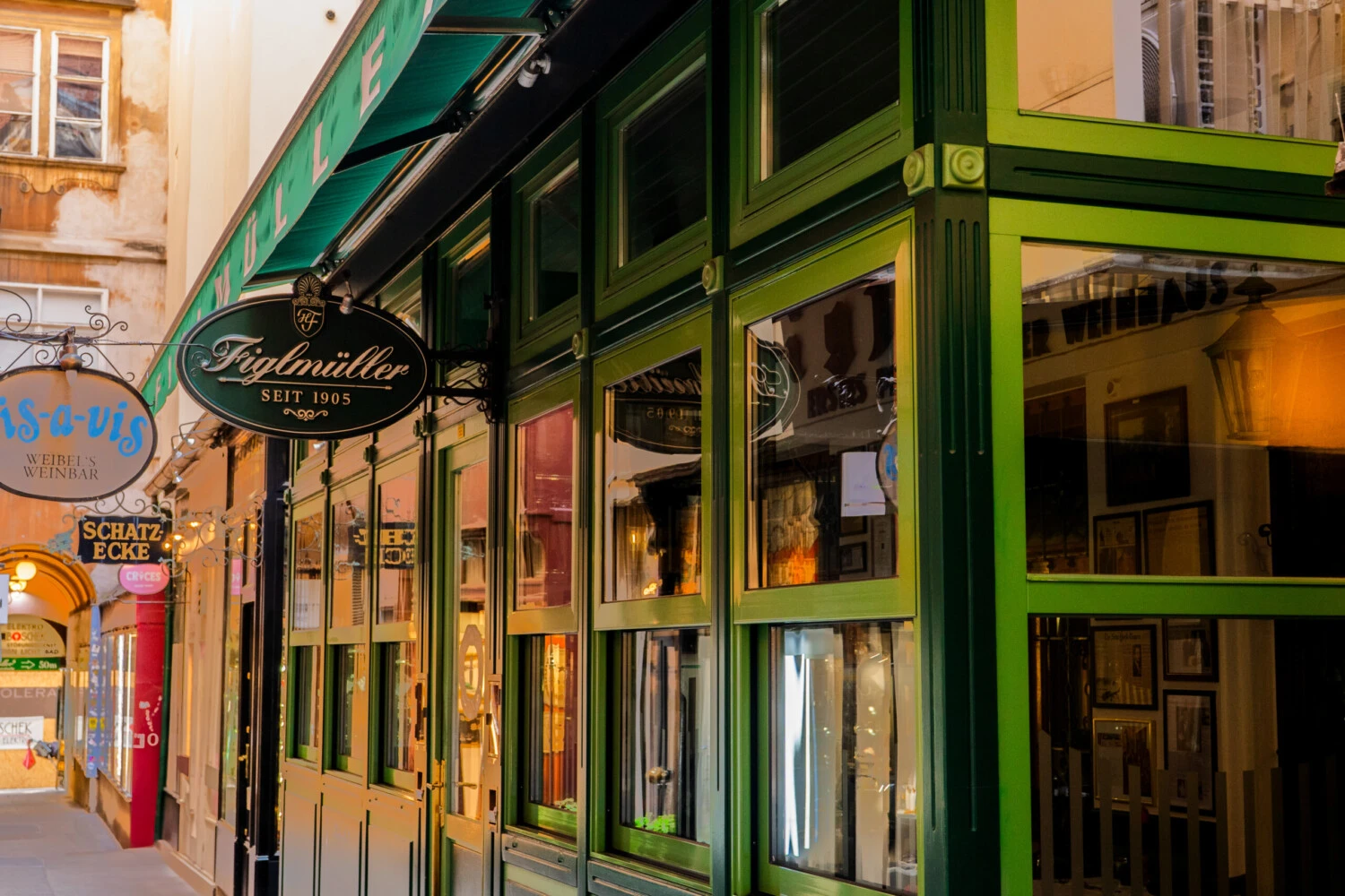 Restaurant Figlmüller in Vienna, known for its Schnitzel