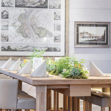 The Sacher Grill blends classic charm with modern elegance.