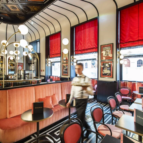 Salon Sacher art-deco interior design