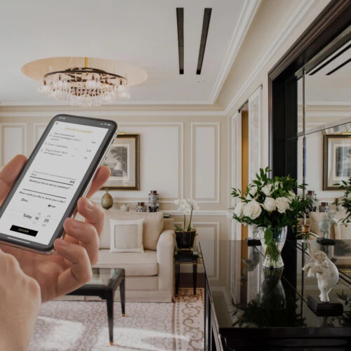 The Sacher App offers guests effortless access to luxurious services and personalized experiences at Hotel Sacher, all from the comfort of their smartphone.